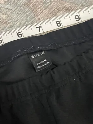SHEIN Black Boot-Cut Flare Pants thumbnail 2
