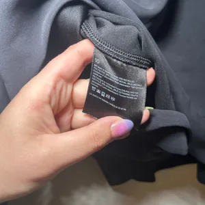 Lululemon Perfectly Oversized Cropped Crew Softstreme black women's 10 lounge thumbnail 6