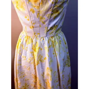 WAYF‎ Yellow White Floral Desi Corset Dress Size XS NWT thumbnail 7