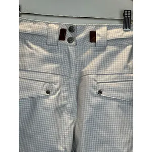 Columbia Women's Size S Gray Convert Omni Tech Houndstooth Snowboard Pants EUC thumbnail 7