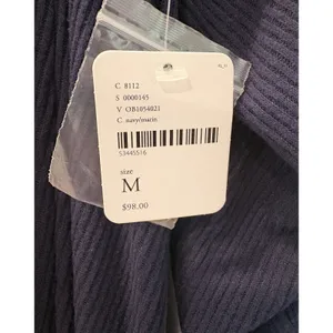 Free People $98 We The Free Winter Tunic Mini Dress Tunic V-Neck Navy M thumbnail 6
