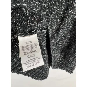 Eddie Bauer Cowl Neck Thick Knit Marled Lounge Sweater Size XL thumbnail 3