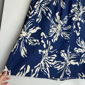 NWT ZARA Floral Tropical Printed Midi Skirt Sz Small Pleated Side Slit thumbnail 8