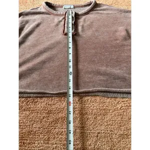Arizona Jean Co Cropped Sweatshirt Women’s Size S Dusty Mauve Oversized Balloon thumbnail 4