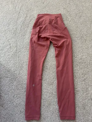 Pink Lululemon Leggings Align  thumbnail 2
