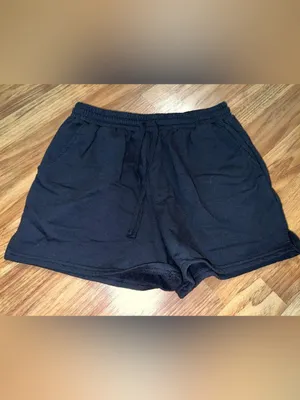 Casual Black Drawstring Women’s Shorts Green thumbnail 2
