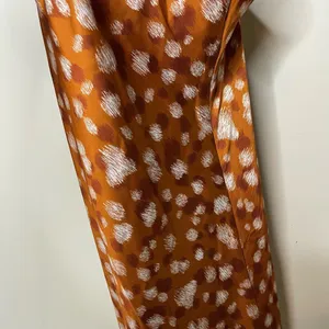 Bardot Printed Slip Dress Sketch Spot Copper Gold Womens 8 thumbnail 6