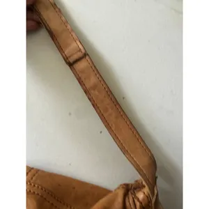 Lucky Brand Stash Ramblin Rose Weathered Leather Fold Over Hobo Shoulder Bag thumbnail 6