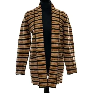 Josephine Chaus Striped Wool Open
FrontJacket(Size Small) thumbnail 3