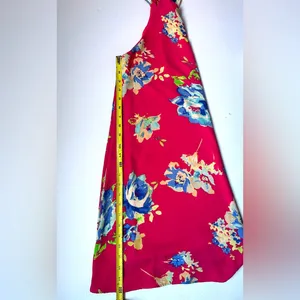 Anthropology Everly Pink Floral‎ Mini Dress Women’s Sz Small Halter Neck thumbnail 11