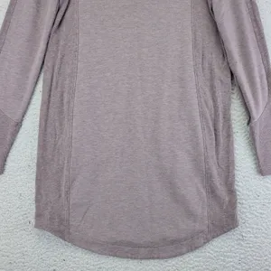 Athleta Balance Dress Long Sleeve Crew Tunic‎ Pockets Active Casual Mauve Small thumbnail 6