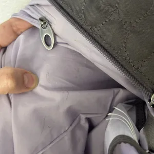 Mosey Life Baggallini Gray/Lavender Convertible Backpack Bag Travel Packable thumbnail 16