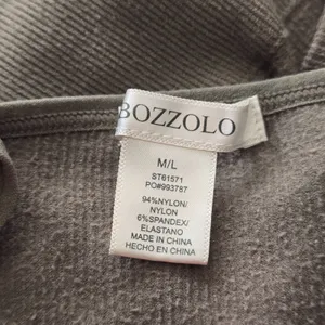 Ribbed Comfort Y2K Bra Top Wireless Pullover‎ Stretch Sleep Bozzolo Green M/L thumbnail 5
