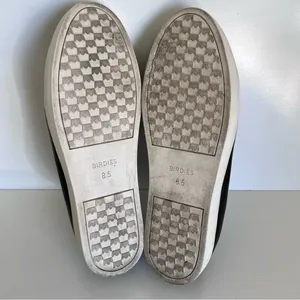 Birdies‎ The Swift Black Leather Slip On Sneakers thumbnail 10