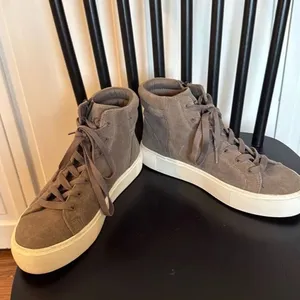 Ugg Ollie high top grey suede sneakers size 8 thumbnail 9