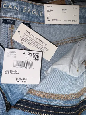 American Eagle Strigid Mom Jeans thumbnail 5