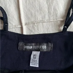 Urban Outfitters Black and Blue Shimmer Cropped Corset style cami thumbnail 2