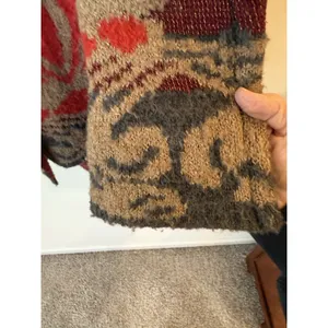 Free People Winters Day Bliss Boucle Blanket Sweater Cardigan Women S Oversized thumbnail 3