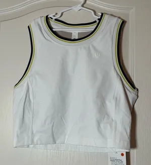 Lululemon Varsity Scoop-Neck Cropped Tennis Tank Medium Support, B/C NWT Size thumbnail 1