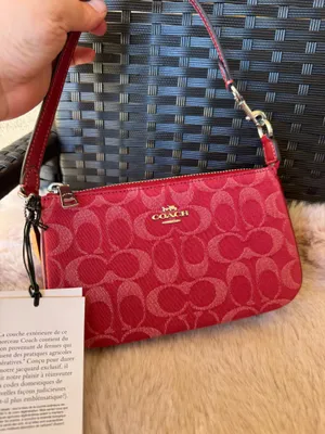 Coach Nolita 19 In Signature Denim CCZ48 denim/Silver/True Red thumbnail 7
