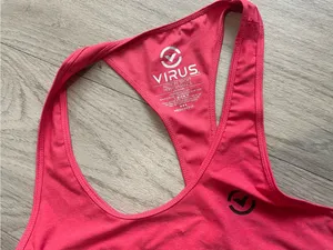 Virus Women's Bright Pink Racerback Tank Size M thumbnail 2