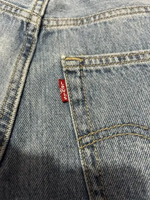 Levi’s 94 Baggy Distressed Mid Rise Straight Leg Denim Jeans thumbnail 6