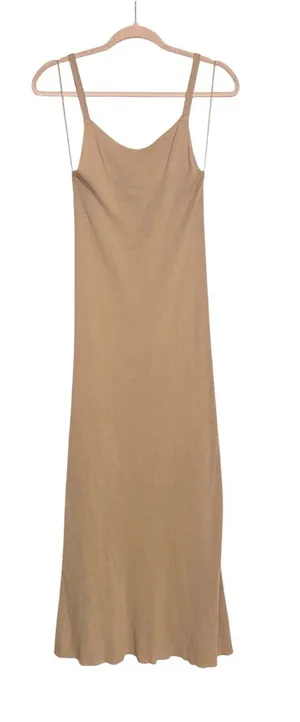 ZARA Knit Sleeveless Slip Maxi Dress SMALL thumbnail 1