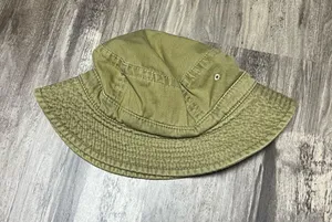 Headshots by KC Caps Khaki Bucket Hat Green thumbnail 1