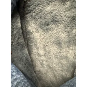 BEI BEI Women's XL Denim Truck Jacket Faux Fur Lining‎ Detach Collar NWOT thumbnail 8