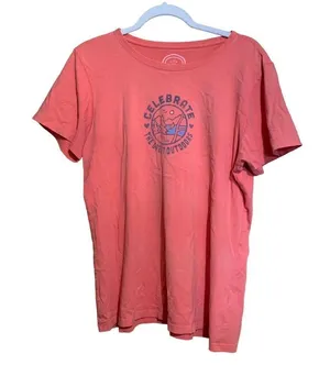 Life Is Good Womens Size Large Celebrate The Great Outdoors Graphic Classic Tee thumbnail 1
