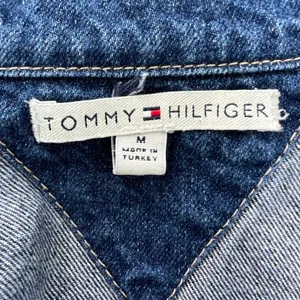 Vtg. 2003 Tommy Hilfiger Denim Jean Jacket Classic Blue Cotton Button‎ Up Medium thumbnail 3
