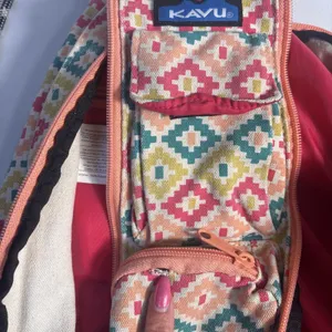 KAVU Rope Bag Aztec‎ Geometric Sling Crossbody Backpack Outdoors Hiking READ thumbnail 6