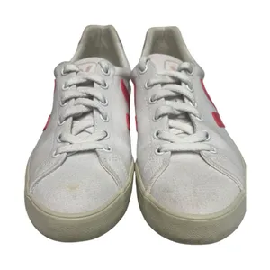 VEJA Campo Canvas Sneakers Shoes Womens 8 White Pink Lace Up Tennis Preppy thumbnail 11