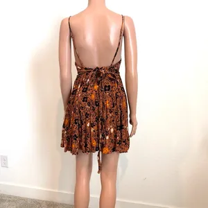 Free People Revolve Kaley 6 tie back textured mini sun dress D3 3516 thumbnail 8