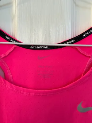 Nike Dri-Fit Running Neon Pink Racerback Tank Top thumbnail 3