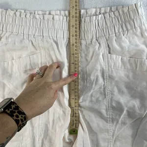 A New Day L Large Pants High Rise Tapered Ankle Pull‎ On Light Pink Cropped Crop thumbnail 10