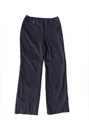 White House | Black Market Dark Plum The Wide Leg Lined Pants thumbnail 2