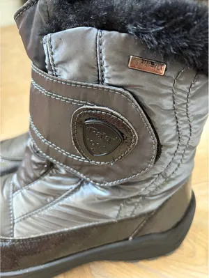 Pajar Canada Moscou 3.0 Ice Grip Ankle Boots Size 37 or 6.5 Faux Fur Winter thumbnail 3