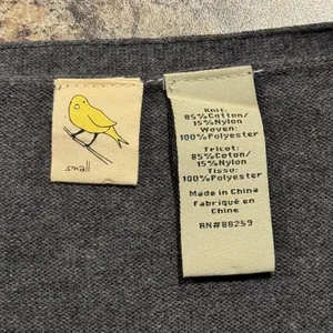 Yellow Bird Anthropologie Cardigan Sweater Floral Cottage Sheer Boho Gray Small thumbnail 3