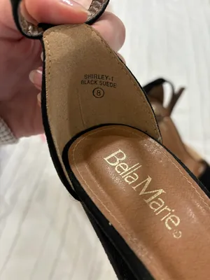 Bella Marie Black Heels thumbnail 3