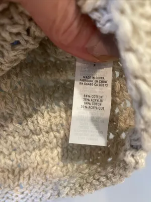 Women’s Cream sweater Tank Top thumbnail 3