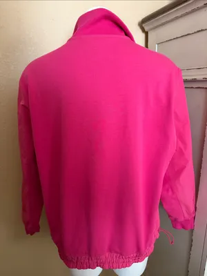 Athleta Women’s Hot Pink Half-Zip Pullover Sweater thumbnail 5