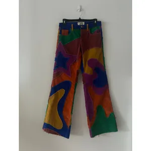 Free People We The Free Fabulous Funky Colorful Supernova Cord Pants Size 25 thumbnail 4