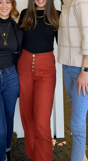 ZARA Burnt orange pants thumbnail 2