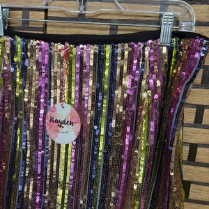 Hayden‎ Sequin Mini Skirt Size 1X thumbnail 3