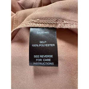 Aakaa Pink Satin Dress‎ with Rope Tie Waistband Size Small thumbnail 9