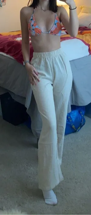 SheIn Linen Beach Pants thumbnail 1