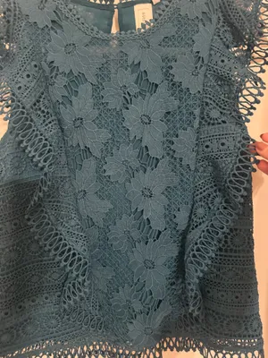 NWOT Guest Editor Lace Blouse thumbnail 3