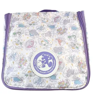 Tokyo Disney Resort Exclusive Vacation Package Hanging Toiletry Travel Pouch thumbnail 1