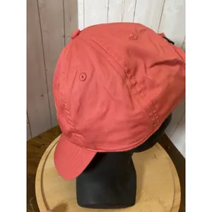 Titleist Golf Hat Cap Coral Adult Adjustable Unisex‎ 100% Cotton Small Logo Euc thumbnail 5